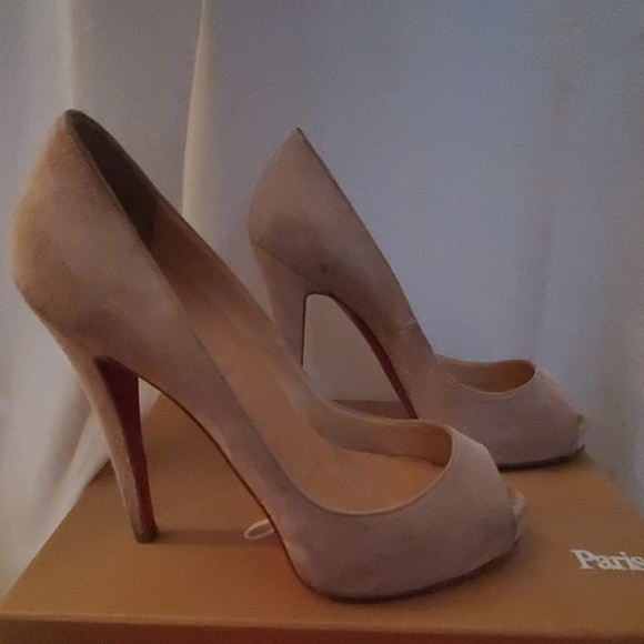 CHRISTIAN LOUBOUTIN Veau Velours Very Prive 120 - Picture 3 of 8